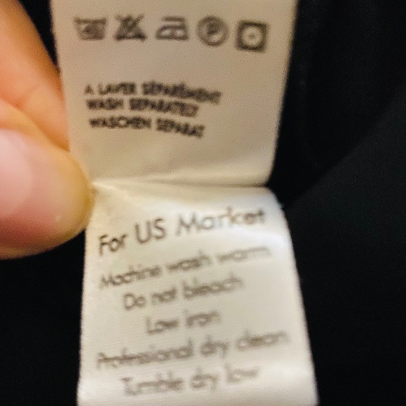 Women's Sleeveless V-Neck Blouse by Cote Femme Size 6 - Picture 8 of 8